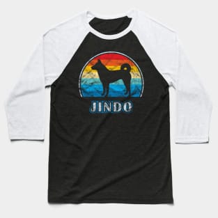 Jindo Vintage Design Dog Baseball T-Shirt